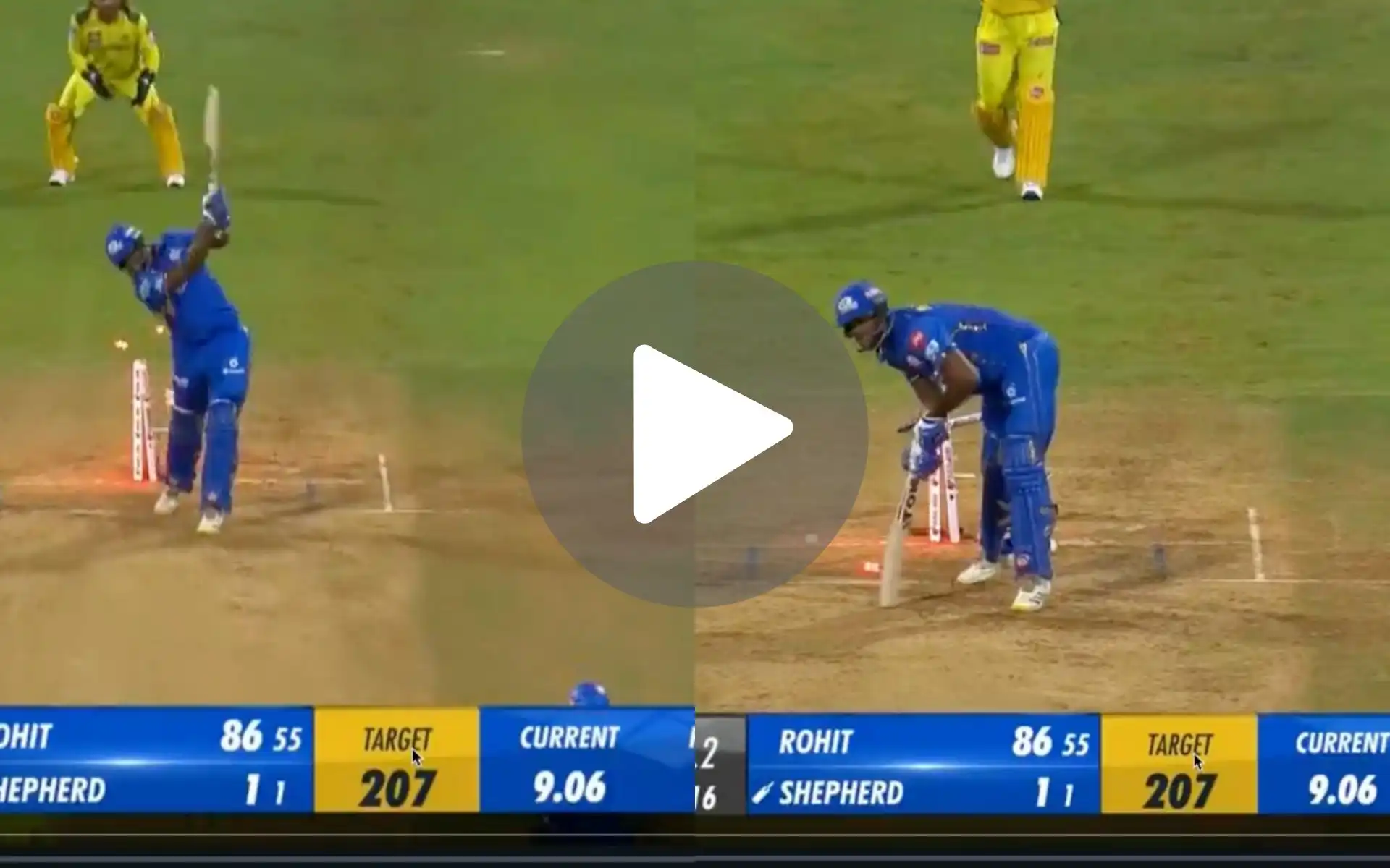 [Watch] Bowled' Em! Shepherd Causes No Damage As Pathirana's 149 kmph Yorker Sends Him Home